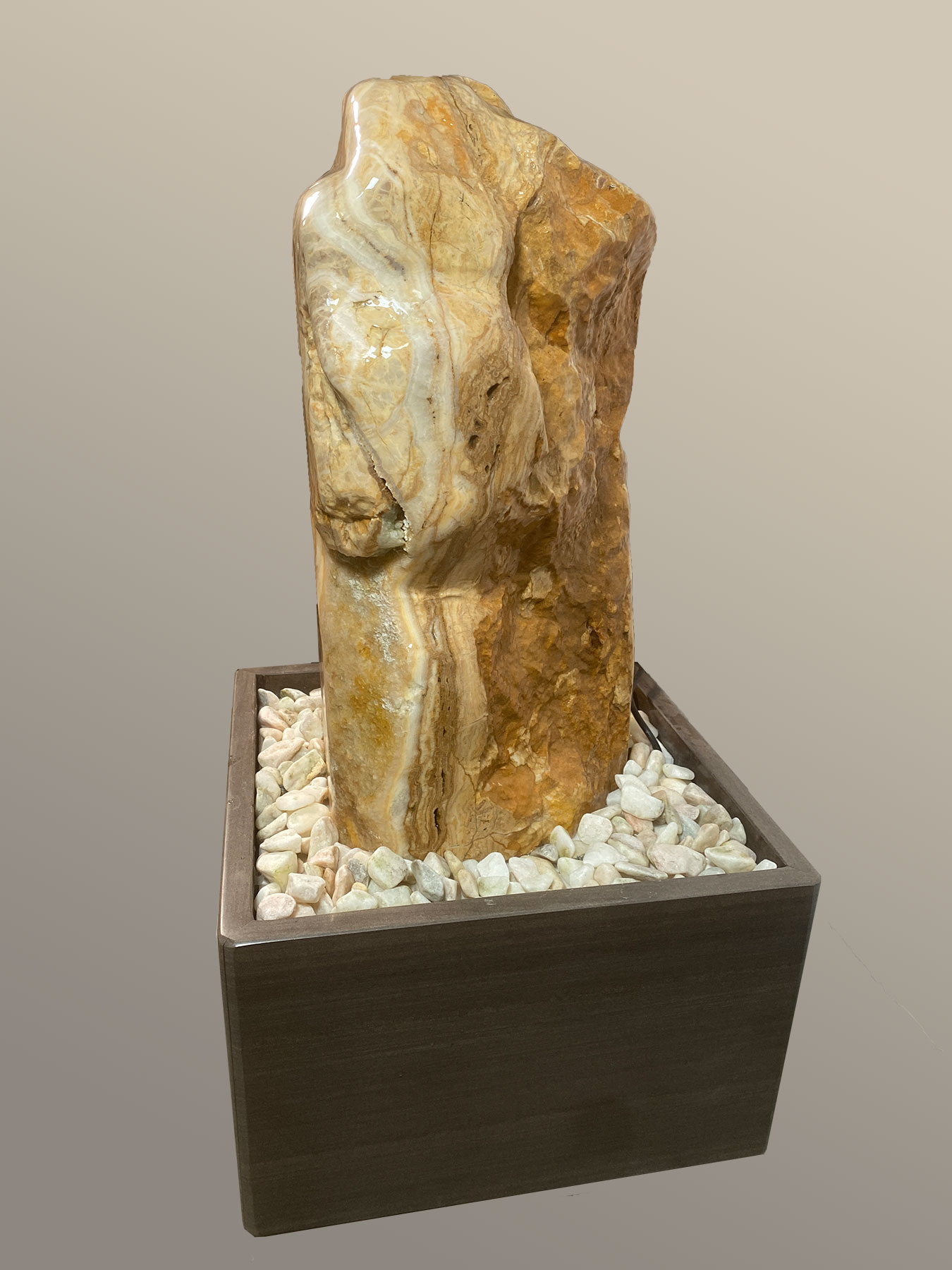 Onyx-Brunnen Honey-Rock 77cm – Bild 3