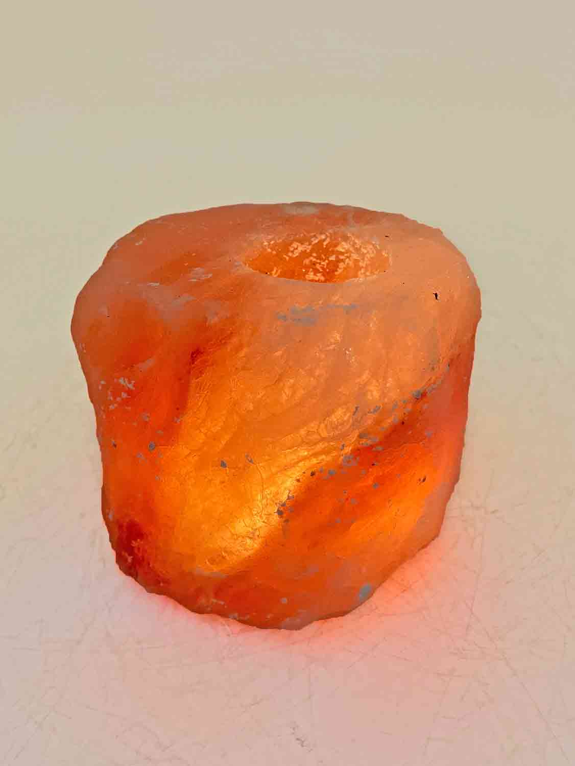 Salzkristall-Duft-Teelichthalter 2-2,5kg – Bild 3