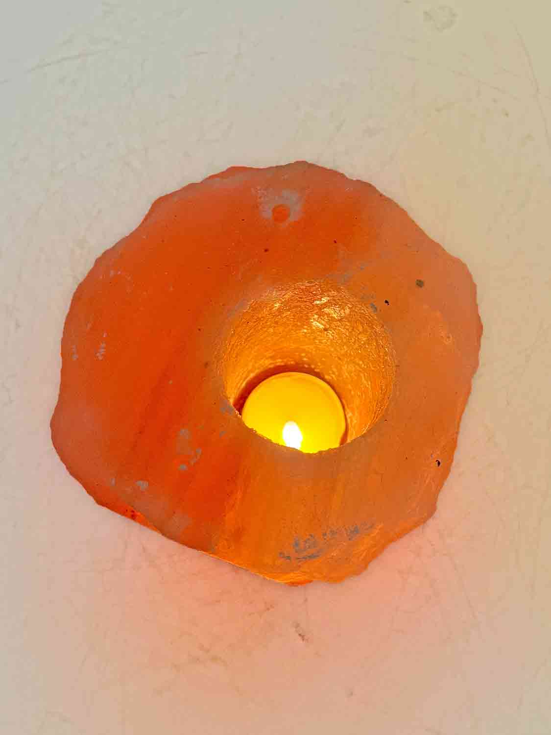 Salzkristall-Duft-Teelichthalter 2-2,5kg – Bild 4