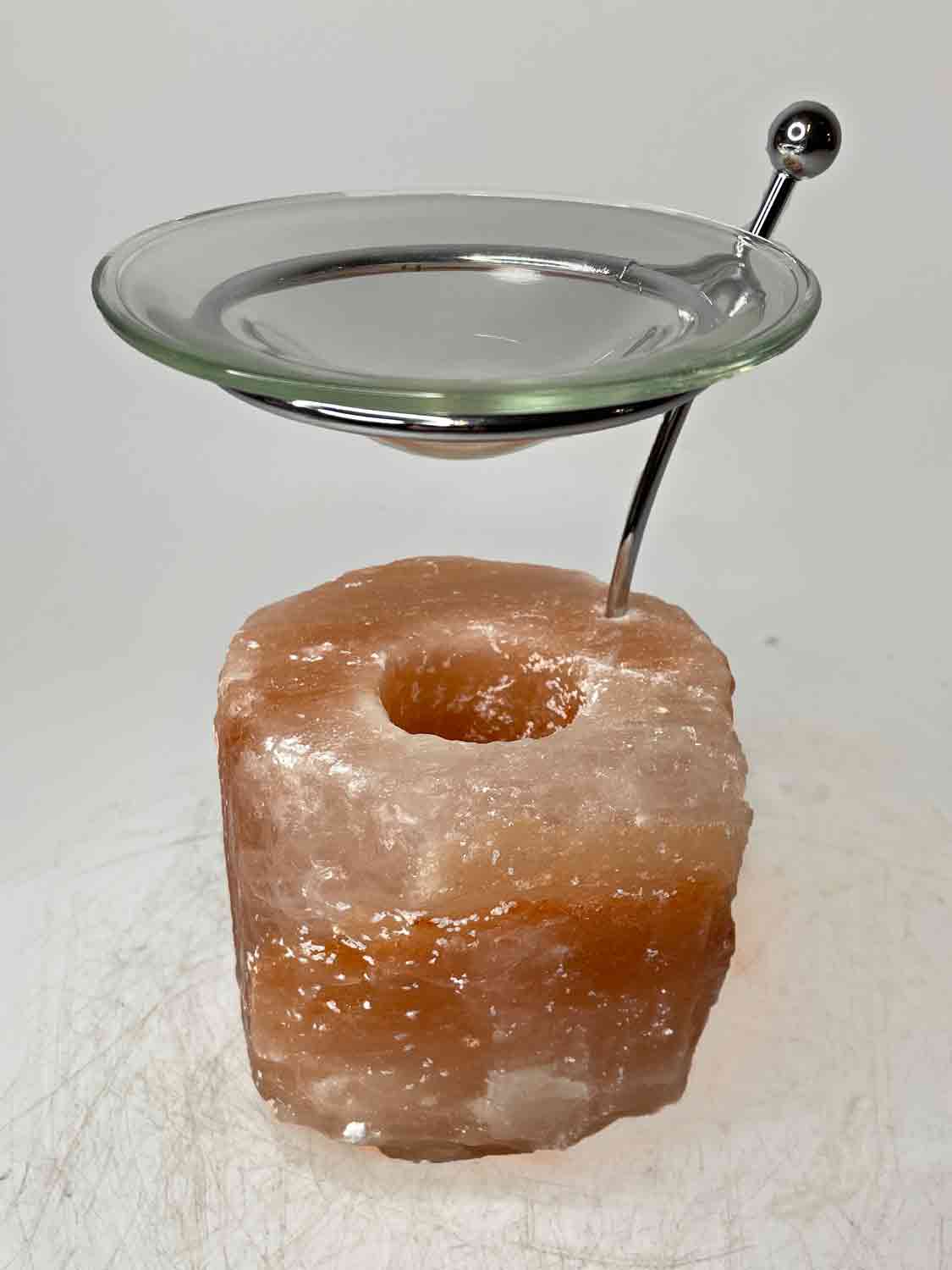 Salzkristall-Duft-Teelichthalter 2-2,5kg – Bild 5