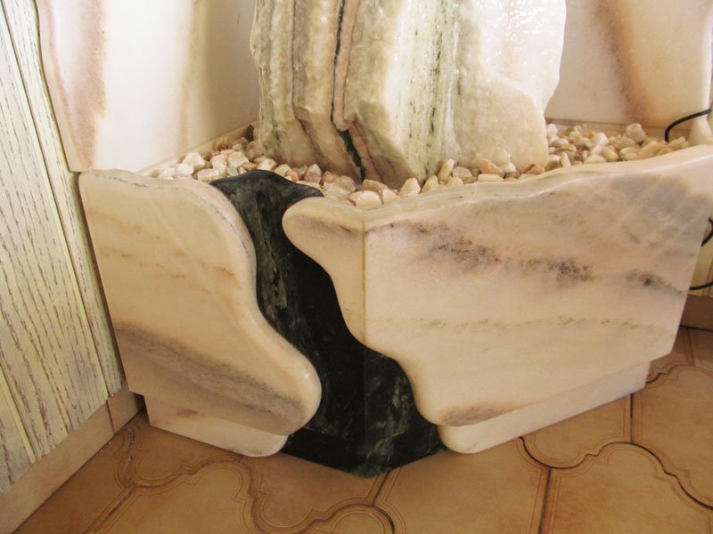 Sölker-Marmor-Quellstein-Brunnenanlage 170 cm – Bild 2