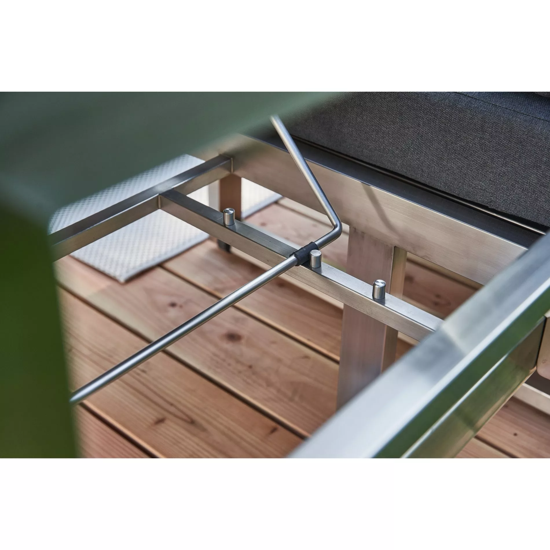 CASA DOMA Aragona Loungebank 2-Sitzer, Gestell Edelstahl – Bild 7