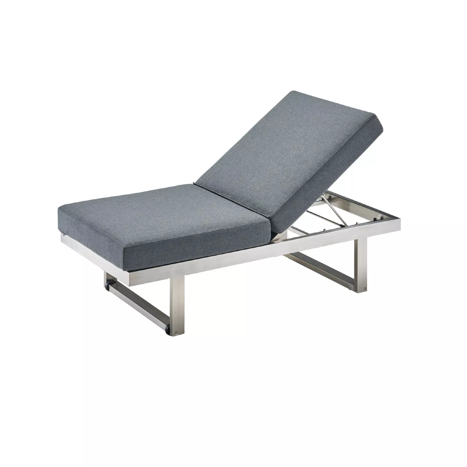 CASA DOMA Aragona Loungebank 2-Sitzer, Gestell Edelstahl – Bild 3