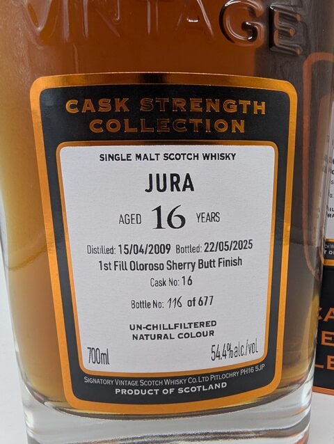 Isle of Jura 2009 Signatory #16 – 54,4% – Bild 2