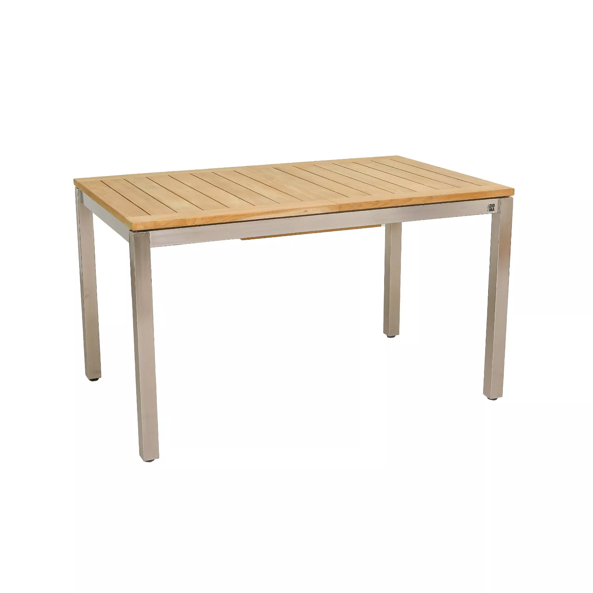 CASA DOMA Ugento Ausziehtisch, Edelstahl/Teak – Bild 4