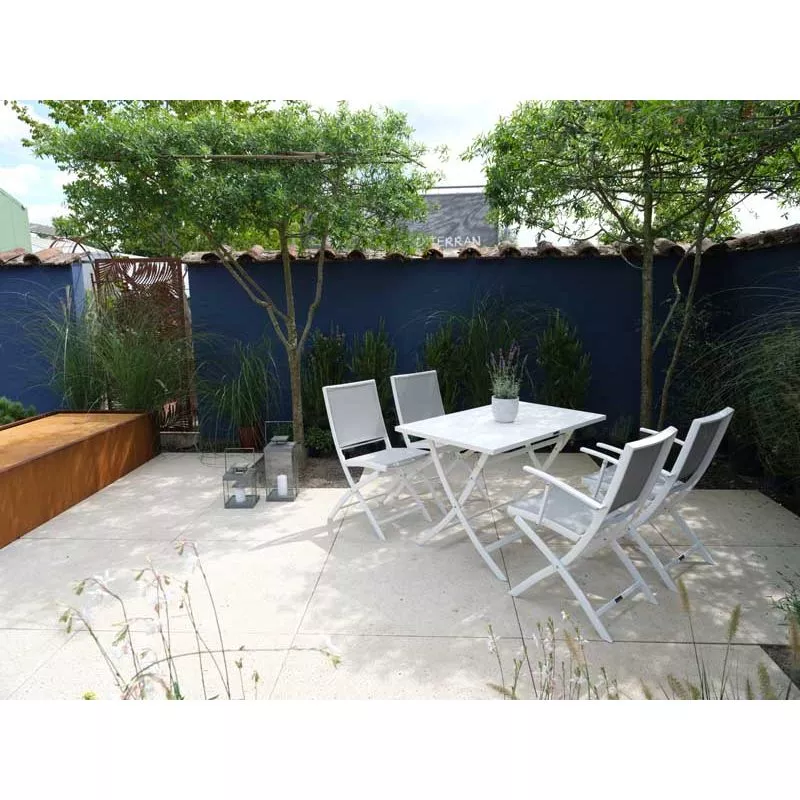 Jati&Kebon Marida Klapptisch, Aluminium weiß – Bild 5