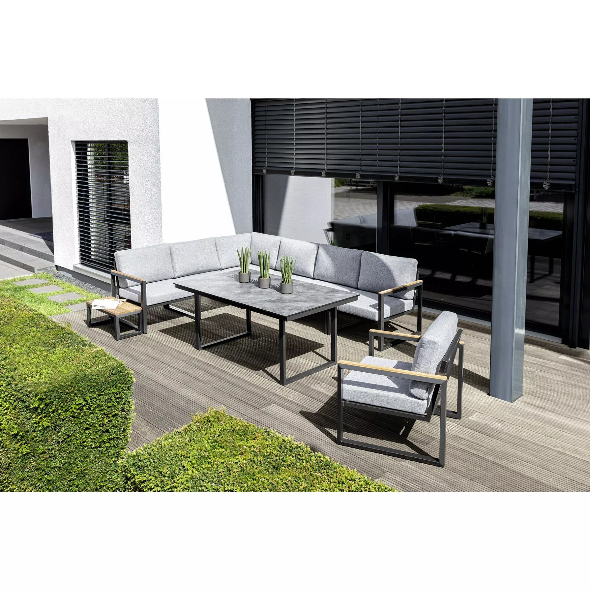 Kettler Skate Tischgestell Casual Dining, Aluminium anthrazit – Bild 3