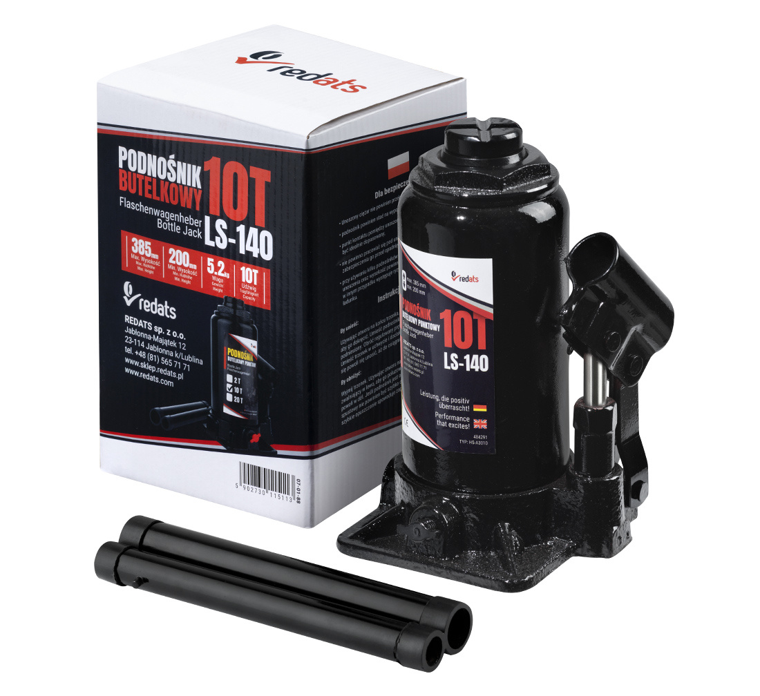 REDATS LS-140 10t Flaschenwagenheber – Bild 7