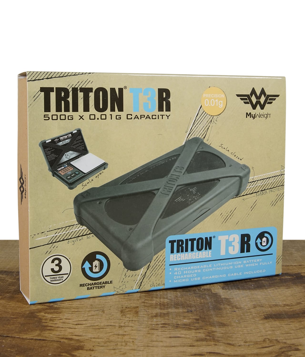 MyWeigh Triton T3 Waage 0,01 – 500g – Bild 4